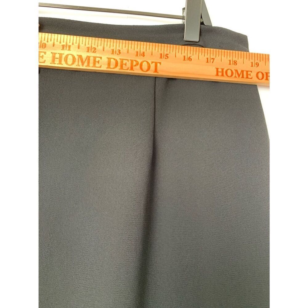 Another Thyme Black Shiffon Wide Leg Draped Trouser Size XL - Picture 6 of 13